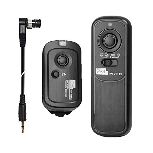 Pixel Camera Wireless Remote Shutter Release RW-DC0 for Nikon Z8 Z9 D3 D4 D5 D6 D800 D850 D800E D810A D810 D700 D500 D300 D300s D200 F100 F90 F90X F6 F5 N90s D1X D2H with Nikon MC-30A MC-36A
