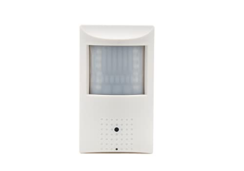 Real HD 5MP POE Hidden IP Security Camera, 3.7mm Pinhole Lens, Indoor Human Detection Mini IP Camera, IP65 Plastic Housing,15m Night Vision, Compatible with Hik-Vision Uniview NVR and Blue Iris