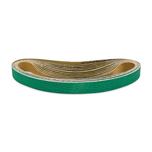 Red Label Abrasives 1 X 30 Inch 36 Grit Metal Grinding Zirconia Sanding Belts, 12 Pack