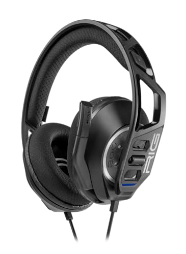 RIG 300 PRO HS Gaming Headset Compatible with PlayStation PS5, PS4, Xbox Series X|S, Xbox One, Mobile & PC with 3.5mm - Flip-Up Mic, 40mm Speakers - Black