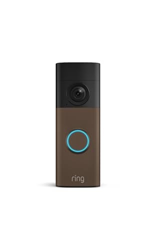 Ring Battery Doorbell 2K (newest model) Retinal 2K with wide-angle video, up to 6x Enhanced Zoom, Two-Way Talk, and Built-In Battery, Matte Mocha