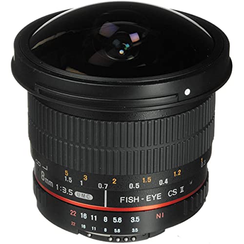 Rokinon 8mm f/3.5 HD Fisheye Lens