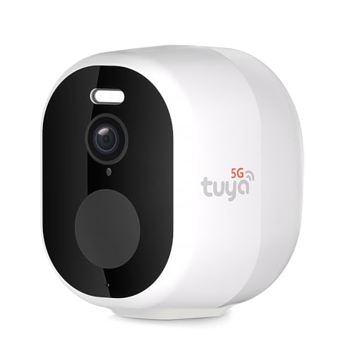 Security Cameras Wireless Outdoor 5G/2.4G WiFi, 2K Home Security Camera with AI Motion Detection, Color Night Vision, Siren, IP66 Waterproof, 2-Way Audio,Works w/Alexa&Google Assistant,SD/Cloud
