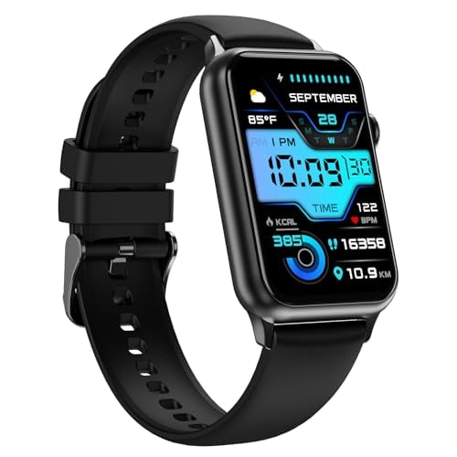 Smart Watch, Health Fitness Tracker Watch for Women Men with 24/7 Heart Rate Spo2 Blood Pressure Monitor SleeTracker 128 Exercise Modes Step Calorie Counter Pedometer IP68 Waterproof for Android iOS