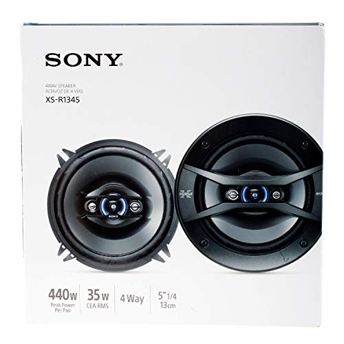 Sony XS-R1345 5-1/4" 4-Way 220 watt Car Speaker (Pair)