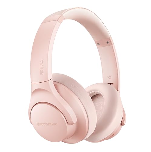 Soundcore Anker Life Q20 Hybrid Active Noise Cancelling Headphones, Wireless Over Ear Bluetooth Headphones, 60H Playtime, Hi-Res Audio, Deep Bass, Memory Foam Ear Cups, for Travel, Home Office