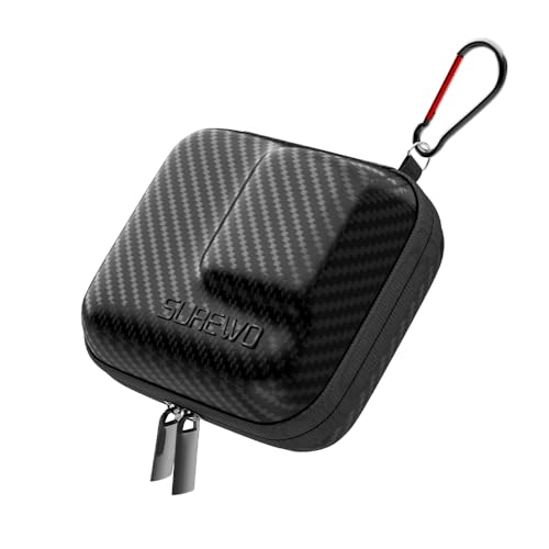 SUREWO Hard Carrying Case for GoPro Hero 13, Mini Hard Shell Carrying Case Travel Portable Storage Bag for GoPro Hero 12/11/10/9/8/7/6/5/4,DJI Osmo Action 3,AKASO,Campark,YI Action Camera and More