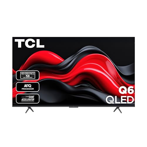 TCL 65-Inch Q65 QLED 4K UHD Smart TV with Google TV (65Q651G, 2024 Model) Dolby Vision, Dolby Atmos, HDR Pro+, Game Accelerator Enhanced Gaming, Voice Remote, Works with Alexa, Streaming Television