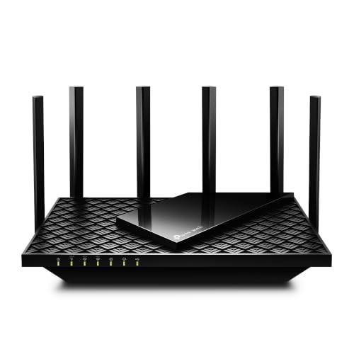 TP-Link AXE5400 Tri-Band WiFi 6E Router (Archer AXE75), 2025 PCMag Editors' Choice, 2.5Gbps WAN Port for Gaming & Streaming, 6GHz Band, 160MHz, EasyMesh, Dual-Core CPU, VPN & WPA3 Security