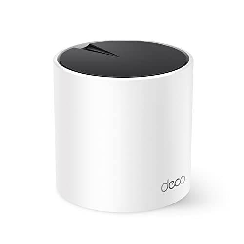 TP-Link Deco X55 AX3000 WiFi 6 Mesh System - Covers up to 2500 Sq.Ft., Replaces Wireless Router and Extender, 3 Gigabit Ports, Supports Ethernet Backhaul, Deco X55(1-Pack)
