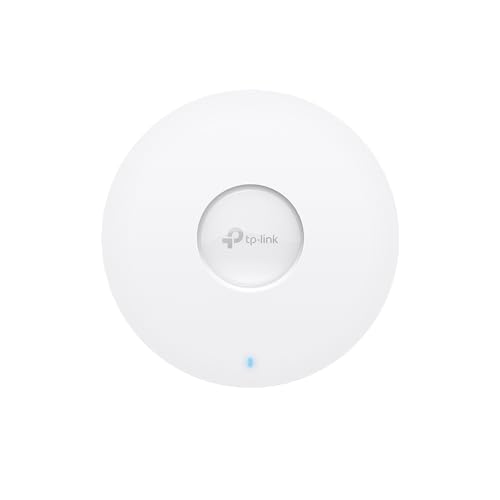 TP-Link EAP610 Ultra-Slim Wireless Access Point for Business | Omada True Wi-Fi 6 AX1800 | DC Adapter Included | Mesh, Seamless Roaming, WPA3, MU-MIMO | Remote & App Control | PoE+ Powered
