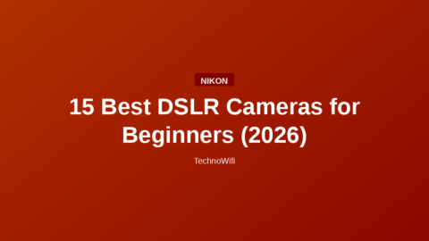 15 Best DSLR Cameras for Beginners (2026)