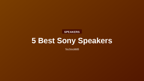 5 Best Sony Speakers