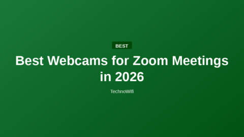 Best Webcams for Zoom Meetings in 2026