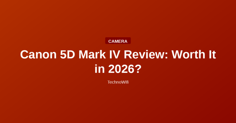 Canon 5D Mark IV Review: Worth It in 2026?