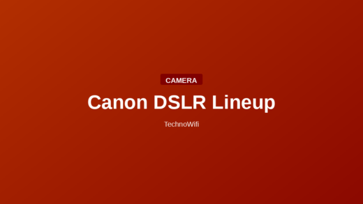 Canon DSLR Lineup
