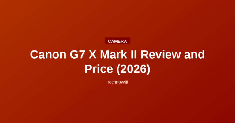 Canon G7 X Mark II Review and Price (2026)