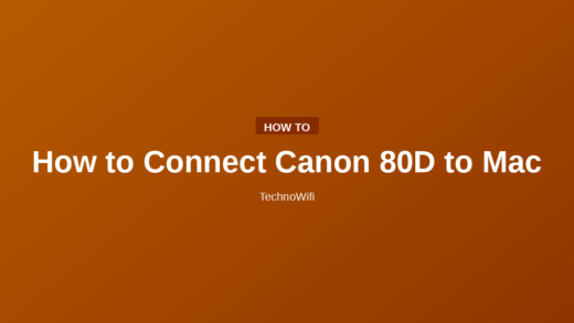 How to Connect Canon 80D to Mac