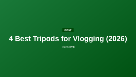 4 Best Tripods for Vlogging (2026)