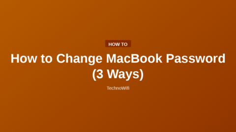 How to Change MacBook Password (3 Ways)