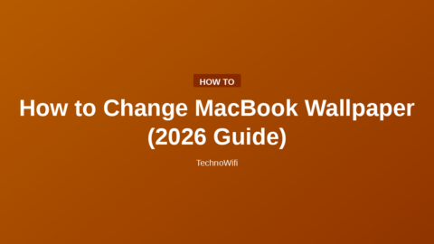 How to Change MacBook Wallpaper (2026 Guide)
