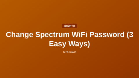 Change Spectrum WiFi Password (3 Easy Ways)