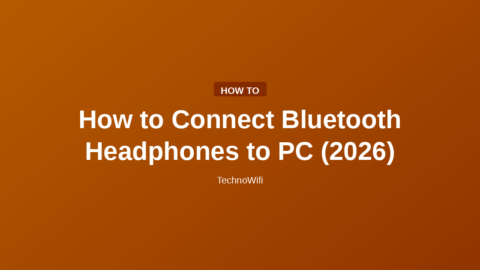 How to Connect Bluetooth Headphones to PC (2026)