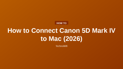 How to Connect Canon 5D Mark IV to Mac (2026)