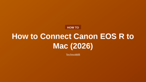 How to Connect Canon EOS R to Mac (2026)