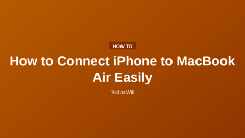 How to Connect iPhone to MacBook Air Easily
