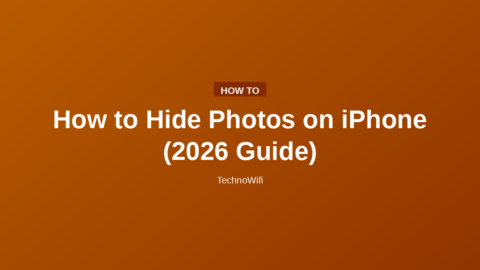 How to Hide Photos on iPhone (2026 Guide)