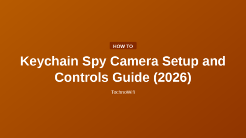 Keychain Spy Camera Setup and Controls Guide (2026)