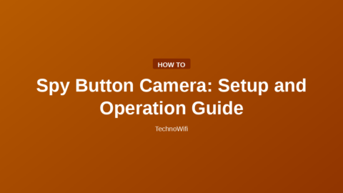 Spy Button Camera: Setup and Operation Guide