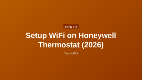 Setup WiFi on Honeywell Thermostat (2026)