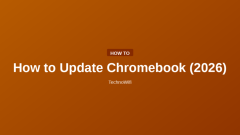 How to Update Chromebook (2026)