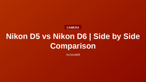 Nikon D5 vs Nikon D6 | Side by Side Comparison
