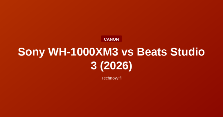 Sony WH-1000XM3 vs Beats Studio 3 (2026)