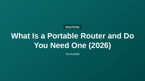 What Is a Portable Router and Do You Need One (2026)