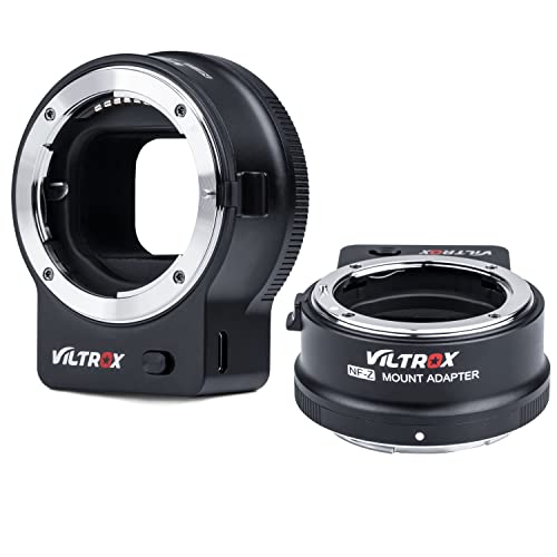 VILTROX NF-Z Auto Focus FTZ Lens Mount Adapter Converter Control Ring NF-Z Lens Adapter Compatible with Nikon F Lens to Z Mount Nikon Mirrorless Camera Z50 Z6 Z6II Z7 Z7II Zfc