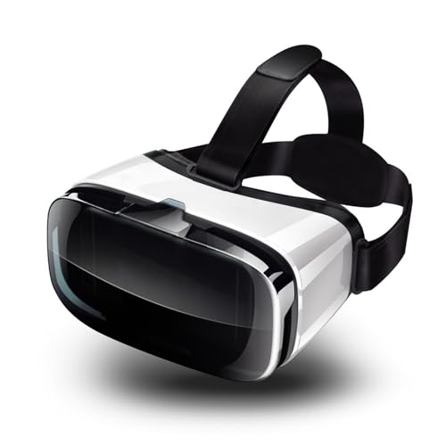 VR Headset for Phone, Compatible with iPhone Samsung and Android 3D Virtual Reality for Kids and Adults VR Goggles for Smartphone /4.5-6.3in Eyes Protected Anti-Blue HD Lenses