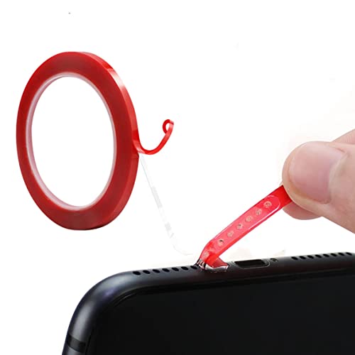 Cell Phone Cleaning Kit, Cleaner Tape for Phone Speaker and Receiver, Mobile Phone Hole dust Removal Adhesive, Compatible with iPhone, Samsung, LG and Other Android Devices